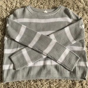 Striped Garage knit sweater